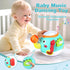 6-12 Crawling Toys - Baby Toys Months, Elephant Musical Toy with Lights & Sounds, Interactive Learning Baby Crawling