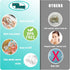 8-12 2PCS (2"&1.2") Nano Tape Bubble Kit, Nano Squishy Making kit Tape Bubbles, Arts and Craft DIY Stress Ball Making