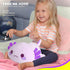 Onsoyours Cute Axolotl Plush, 19" Soft Large Stuffed Animal, Kawaii Plushie Toy for Kids (Purple Axolotl)