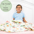 100% 6 47"x 47" LollyBanks Muslin Baby Blanket Cotton, Muslin Quilt Lightweight, Layers Soft Blanket Neutral, Toddler