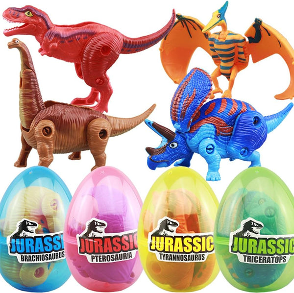 4 Pack Hatching Dinosaur Eggs Toys for Kids 3+, Magic Egg that Hatches Dinosaurs for Boy Girl Dino Fans (Random Color)