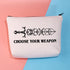 Choose Your Weapon D&D Gamer Makeup Bag: Dragons D20 RPG Gaming Gift