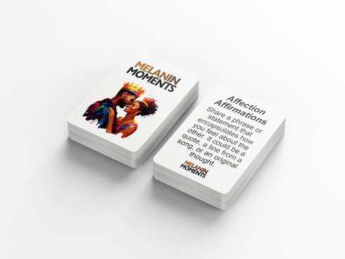 Melanin Moments - Engaging Card Games for Couples - Culturally Infused Conversation Starters
