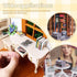 300pcs DIYDEC Mini Books Miniatures Dollhouse Books for Anxiety Bookshelf Tiny Plastic Books for Dollhouse Decor
