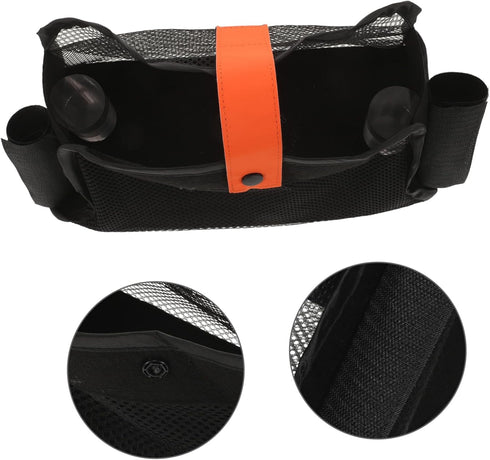 Stroller Organizer Bag with Mesh Storage for Diapers and Wipes