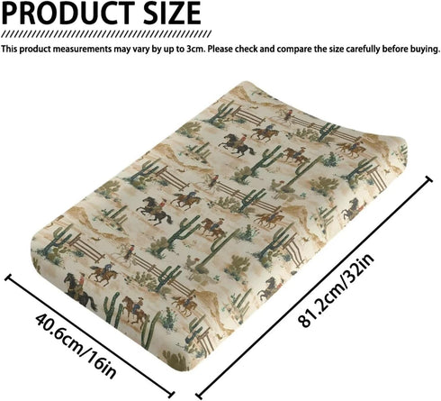 Goronwyfloyd Cozy Baby Changing Pad Covers Stretchy Fabric Breathable Washable Cover Durable and Sturdy