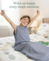 Summer 0.5 3T-4T-5T PurComfy Extra-Long Toddler Sleep Sack, Premium Bamboo Viscose Sleeping Bag Supersoft TOG Wearable