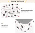 miaozhen 1 Pack 52x28 Cotton Baby Crib Sheets Soft Stretchy Cute Animal Black Cat Handdrawn Crib Mattress Sheet