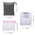 Damero Waterproof Breast Pump Parts Organizer Bag - Black Arrow Design