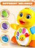 JOYIN Baby Toys Duck - Infant Dancing Crawling Musical Toy 18+ Months with Music & Lights, Baby Easter Basket Gift