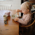 mushie Set of 2 Round Dinnerware Bowls for Kids | Made in Denmark (Vanilla)
