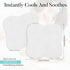 40 Pieces Soothing Gel Pads Hydrogel Reusable Nipple Pads Breastfeeding Essentials Nursing Pads Breast Pads Cooling Relief for Moms Sore Nipples from Pumping or Nursing