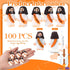 Bememo 100 Pcs Mini Jesus Figures, Original Design Jesus Toys for Hide and Seek, Sunday School Party Favors