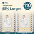 24" 18" 110 Pack Reli. Premium XL Disposable Baby Changing Pad Liners | XL x | | Super Absorbent, Soft, Waterproof