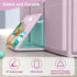 ROUSKY 29.5L 17.7W 9.8H inches, 0-6 Portable Folding Baby Bath Tub, x x Suitable for Years, Pink/Mint Green (Pink)