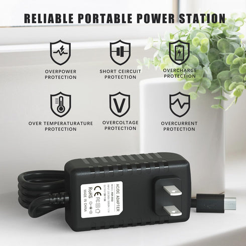 Monitor Charger Replacement for Owlet, V-Tech, Babysense, Eufy, VAVA, LBTech, Moonybaby Baby Monitor, 6 FT Micro USB