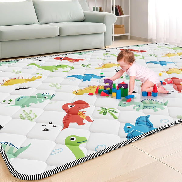 Palopalo Baby Play Mat for Floor, 74x50 inch Large Play Mat for