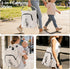vosmles Backpack Diaper Bag with Changing Pad, Wet Dry Bag, Pacifier Case and Stroller Straps, Soft Cotton Lining, Baby