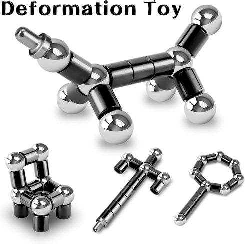 LARAH Black Fidget Pen Toy, Sensory Tool EDC Fidgeting Game for Adults, Cool Gadget Best for Stress and Anxiety Relief
