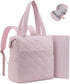 LOVEVOOK Diaper Bag Backpack,Tote Diaper Bag for Baby Girl with Changing Pad,Insulated