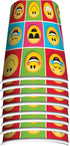 Creative Converting 322174 Show Your Emojions Paper Cups - 9 oz
