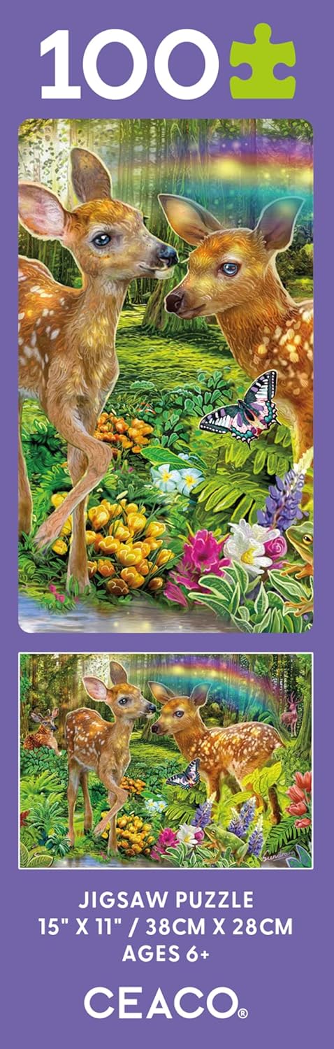 Ceaco - Deer Harmony - 100 Piece Jigsaw Puzzle