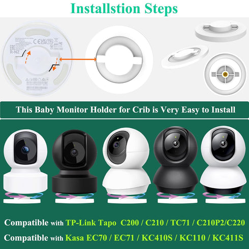 Derebir C200/C210/TC71/C210P2 /C220/ EC70/EC71/KC410S/KC110 Cmaera Baby Monitor Holder Mount Stand Compatible
