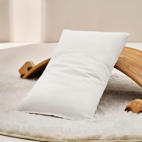TILLYOU Cotton Toddler Pillowcases - 2 Pack Super Soft Kids Travel Pillow Cases with Envelope Closure, 14.5x20 Inches,