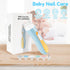KOUISYY Trimmer Baby Nail File Electric Baby Nail with LED Light, USB Charging Baby Nail Clipper for Newborn Infants
