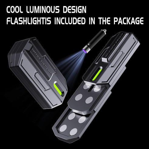 INNPLUS Fidget Slider, Fidget Toys Adults Metal Magnetic Fidgets Desk Toys, Cool EDC Gadgets Anxiety Stress Relief