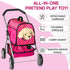 Puppy Doll Stroller - Remote Control Electronic Plush Puppy Dog Toy - Singing, Walking, Barking, Tail Wagging for Kids