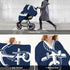 Hcpwzrf Navy Blue Nautical Anchor Baby Car Seat Cover & Nursing Cover - Breathable Stretch Multi-Use Cover
