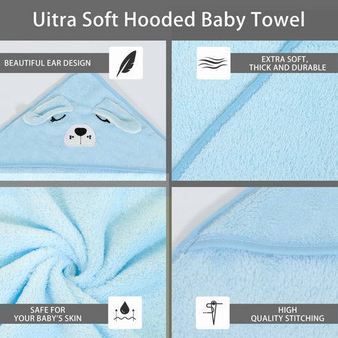 Febvao Towels,31 31 Toddlers1-3,Highly Baby Hooded x in Baby Washcloths, Infant Super Soft Baby Bath Towels with Hood