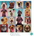 Buffalo Games - Follow Your Nose - 300 Large Piece Jigsaw Puzzle Multicolor, 18"L X 18"W