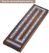 Set, 3 Closure,9 ELONGDI Foldable Wooden Cribbage Board Game Portable Travel Track Cribbage Board with Magnetic Metal