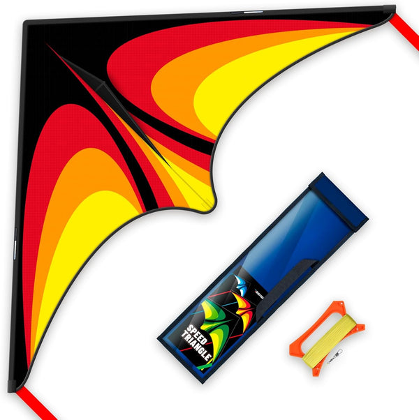 Delta Kite for Kids & Adults, Single Line Beach and Park Kite for Family Outdoor Activities