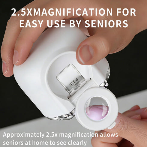 Generic Trimmer 3-Speed Electric Nail Clipper for Seniors and Babies, Automatic Nail with LED Light & Magnifier, Nail