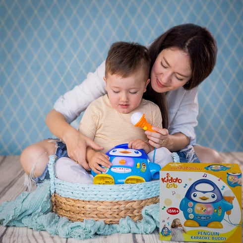 Toddler Karaoke Machine, Fun Musical Toys for Ages 1-5, Ideal for Aspiring Little Singers
