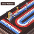 16'' Set 3-Track 2 9 VAMSLOVE Cribbage Board Game Wooden Scoreboard with Large Slots for Storing Playing Cards
