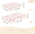 miaozhen 1 Pack 52x28 Cotton Baby Crib Sheets Comfy Breathable Valentines Dwarf Toddler Mattress Sheet for Nursery para