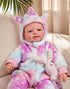 17inch 3+ BABESIDE Baby Dolls, Large Realistic Cute Soft Body Baby Doll Real Life Baby Dolls with Accessories for Year