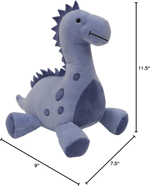 Bedtime Originals 1 Count (Pack 1) Roar Dinosaur Plush Rex, Blue