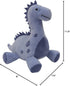 Bedtime Originals 1 Count (Pack 1) Roar Dinosaur Plush Rex, Blue