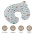 Wicbfdfv Cute Fishing Gears Fishes Blue Nursing Pillow Cover Stretchy and Soft for Baby Girls Boys Ships Reed Gear