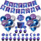 Galaxy Birthday Party Decorations for Kids, Happy Birthday Banner, Outer Space Metallic Balloons, Planet Star Cake