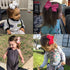 WillingTee 40colors 4.5" Hair Bows for Girls, Grosgrain Ribbon Big Hair Bows with Alligator Clips for Kids