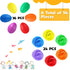 60 36 Packs 24 Packs Augshy Pcs Egg Shaker Musical Instruments for Kids, Maracas Eggs with Dance Scarves for Kids Music