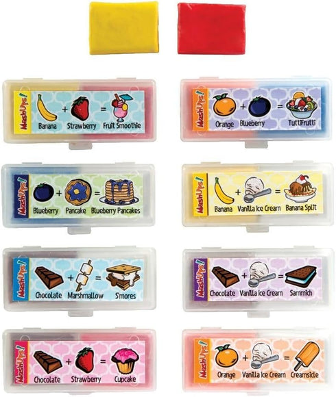 Mash Ups Scented Kneaded Putty DIY New Scent Erasers, 8pcs