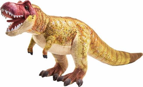 15 inches, Wild Republic Artist Collection, Dinosaur T-Rex, Gift for Kids, Plush Toy, Fill is Spun Recycled Water
