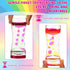 Motionchic 10 Pack Liquid Motion Bubbler Timer for Teens and Adults Calming Fidget Toy Colorful Stress Relief Liquid